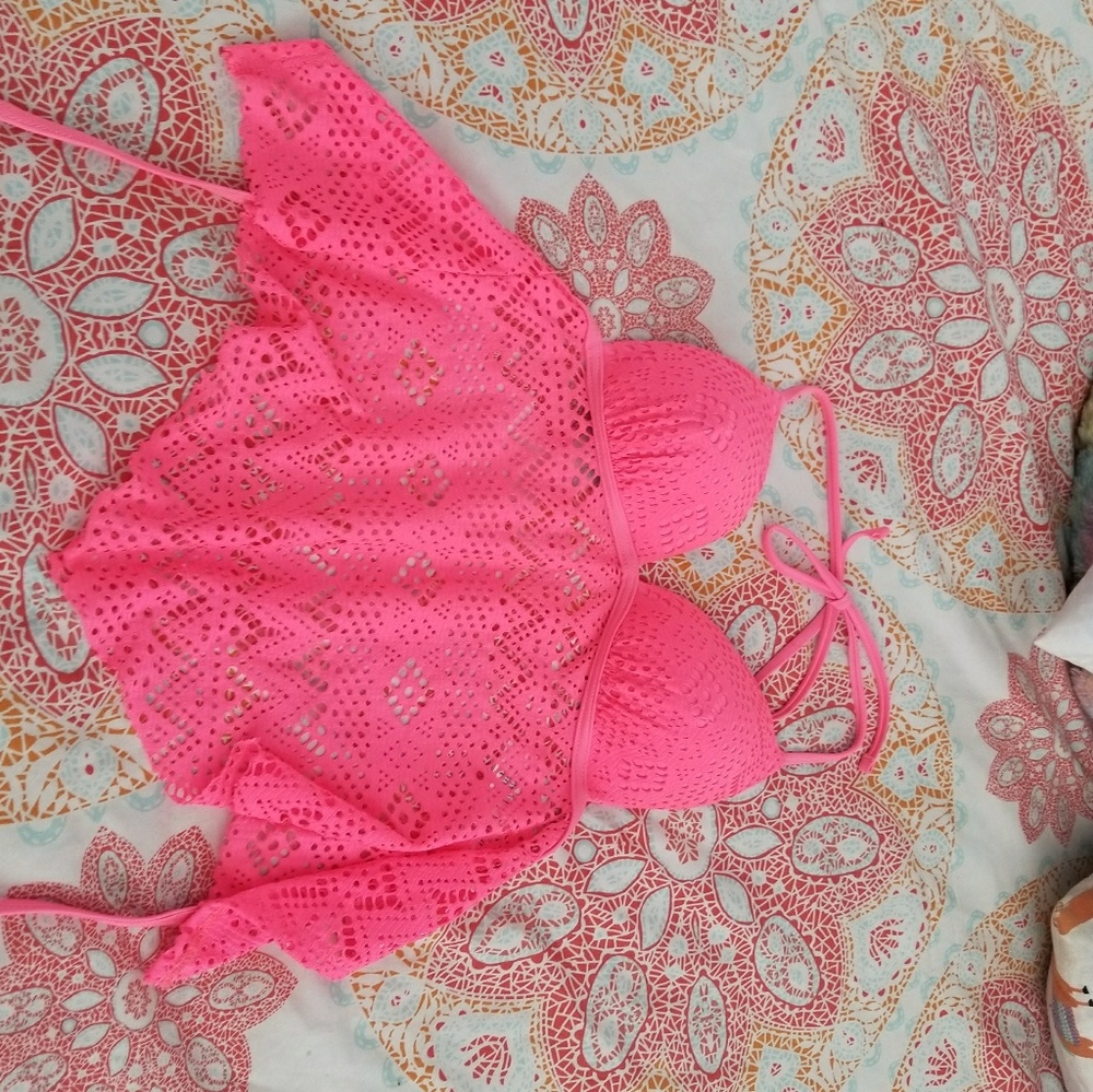Pink tankini